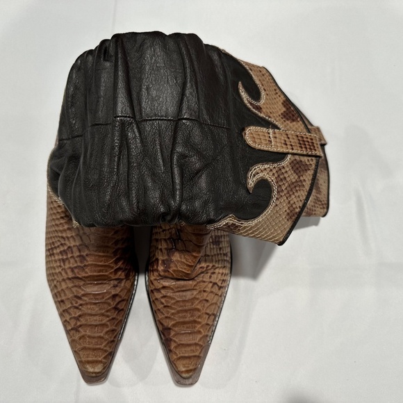 Women's Leather‎ Cowboy Boots - Size 37. - Picture 2 of 8